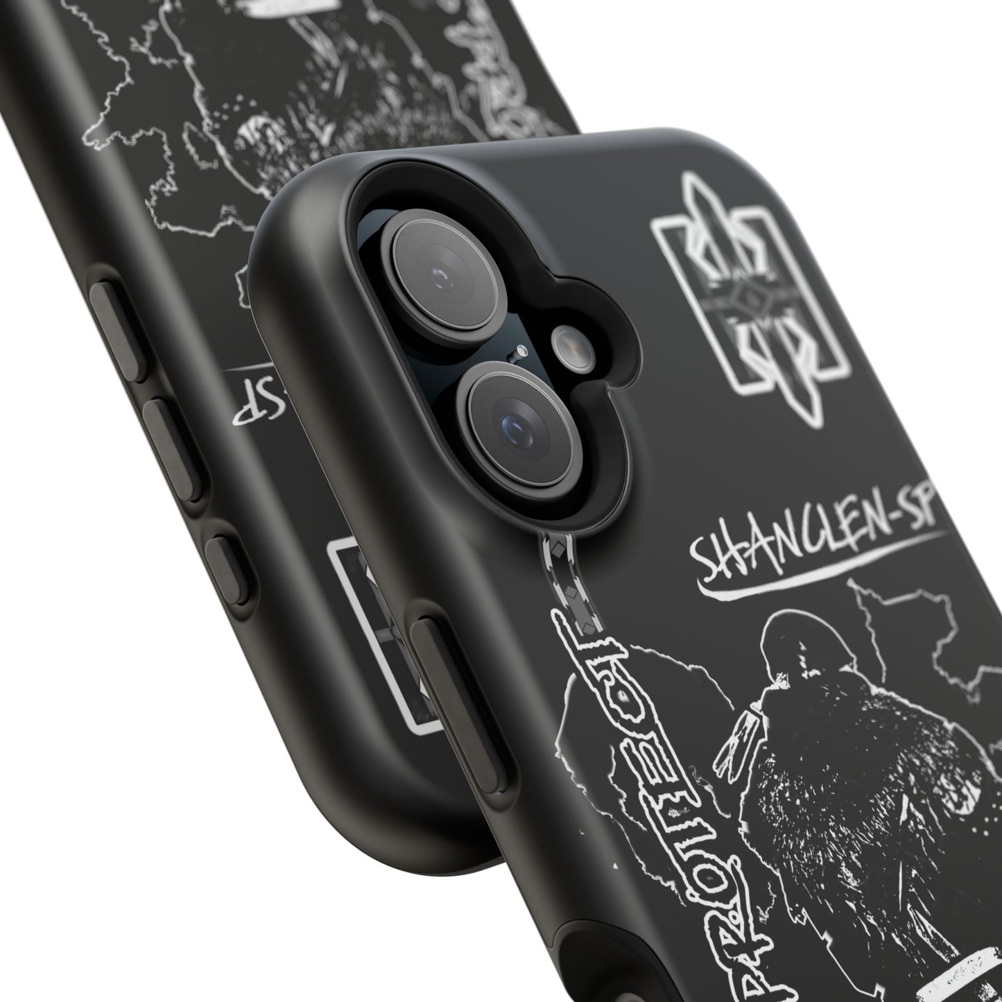Shadows Protect Magnetic Tough iPhone Case - Unique Design for Clen Warriors