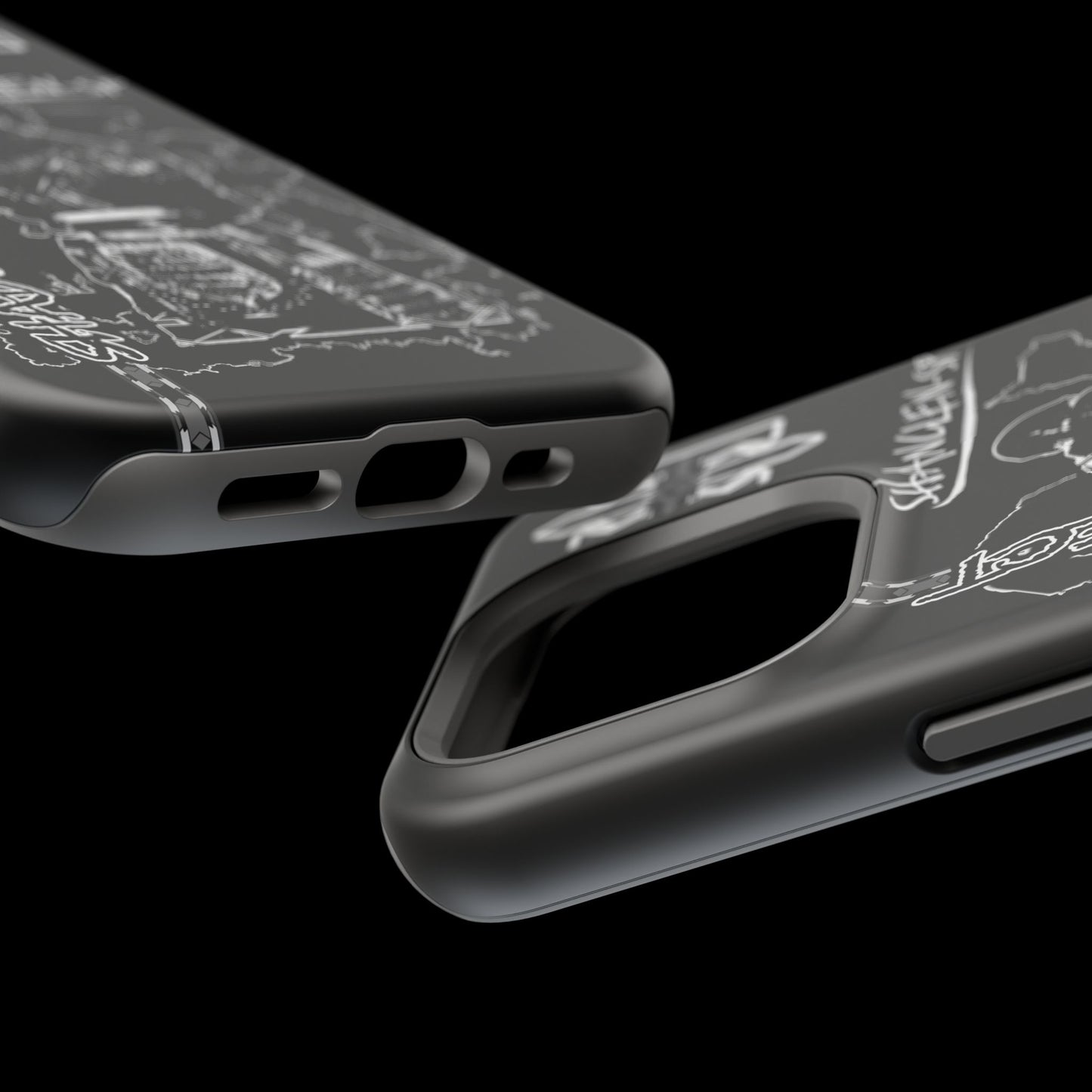 Shadows Protect Magnetic Tough iPhone Case - Unique Design for Clen Warriors