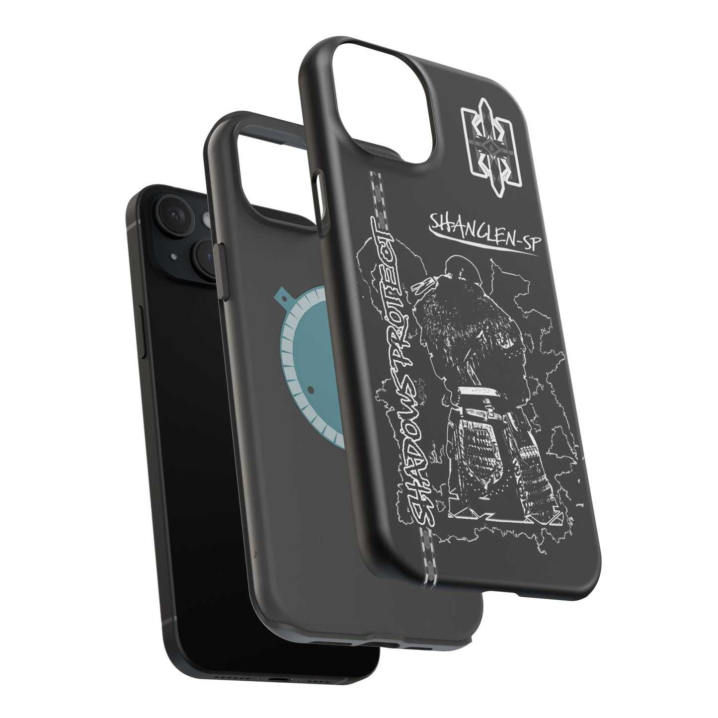 Shadows Protect Magnetic Tough iPhone Case - Unique Design for Clen Warriors
