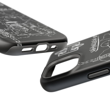 Shadows Protect Magnetic Tough iPhone Case - Unique Design for Clen Warriors