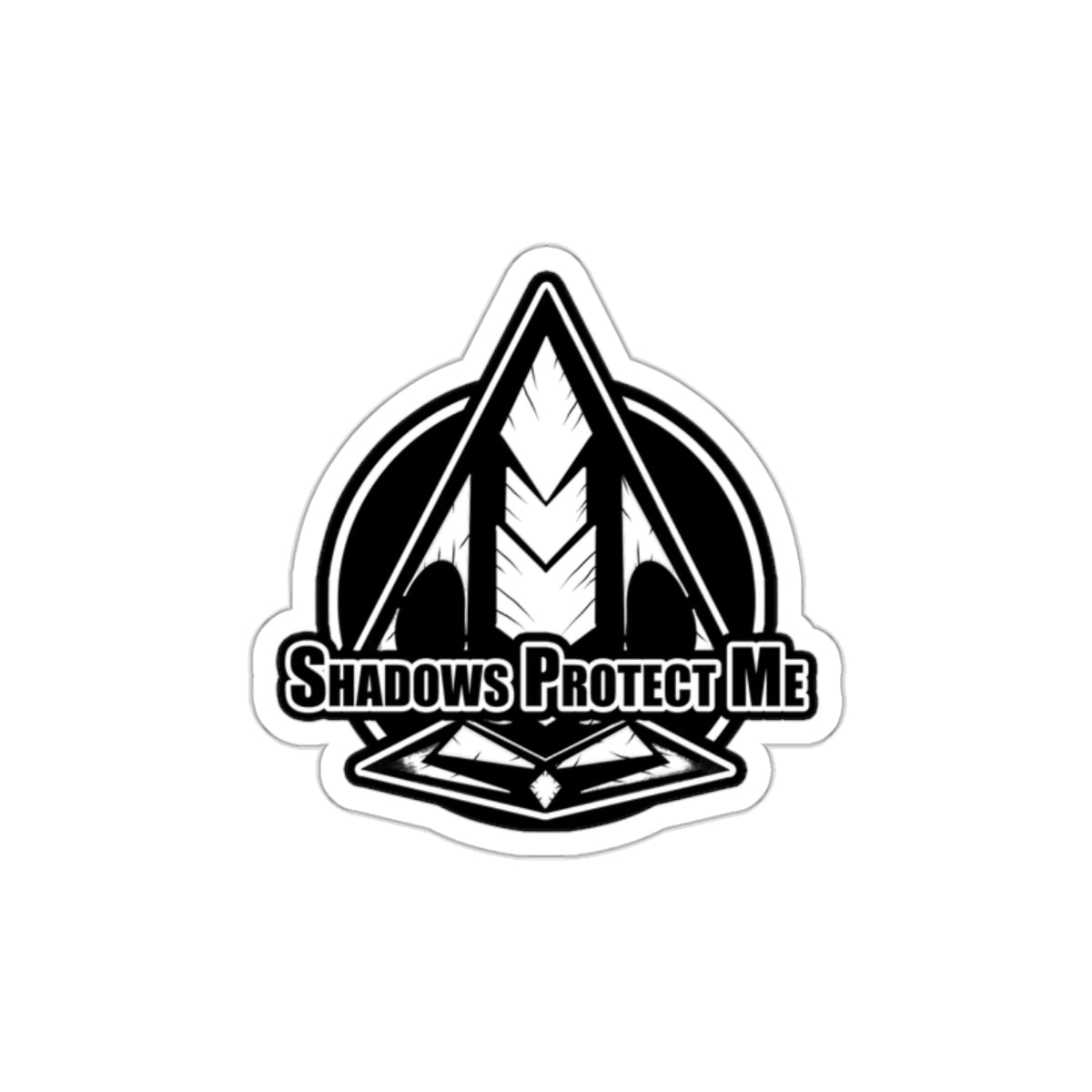 Shadows Protect Me Sticker