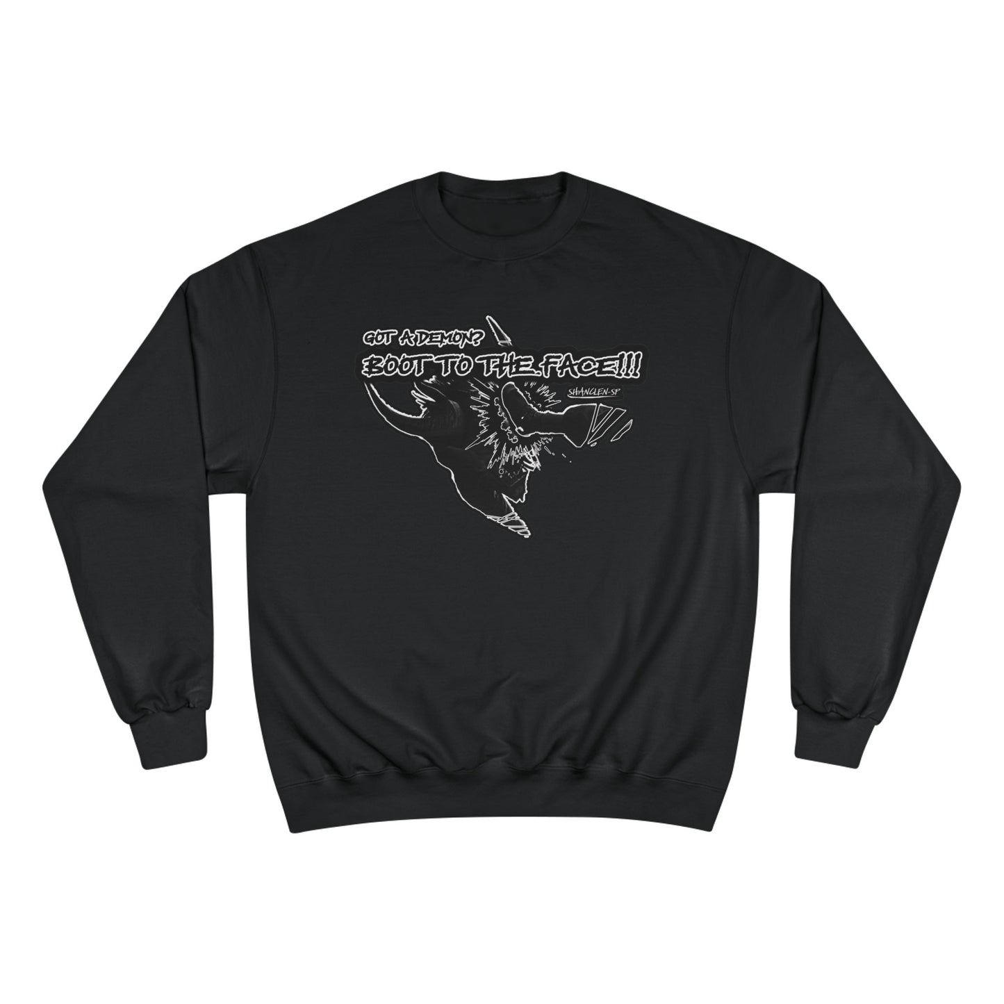 BOOT TO THE FACE!!! Version 2!!! Champion Sweatshirt with Bold Graphic, Cozy Fashion Statement for Everyday Wear, Perfect Gift for Friends, Unisex Style, Casual Outfit [...]