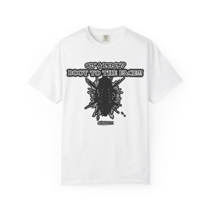 BOOT TO THE FACE!!! Version 2!!! Unisex Graphic T-Shirt, Fun Casual Wear, Gift for Friends