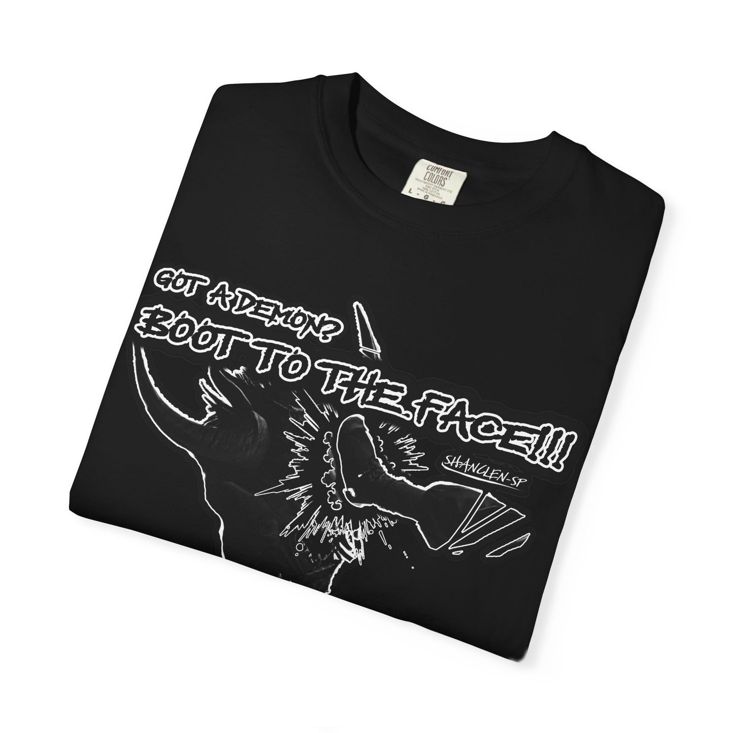 BOOT TO THE FACE!!! Unisex Graphic T-Shirt, Fun Casual Wear, Gift for Friends