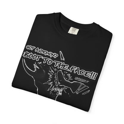 BOOT TO THE FACE!!! Unisex Graphic T-Shirt, Fun Casual Wear, Gift for Friends