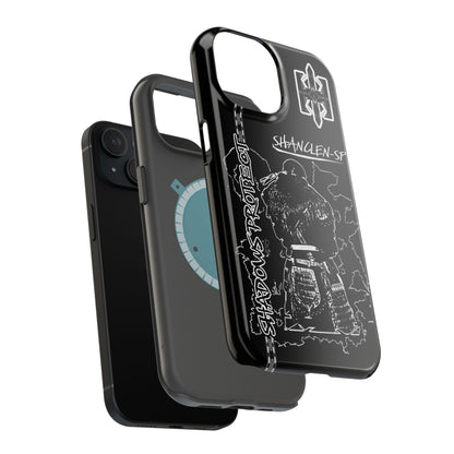 Shadows Protect Magnetic Tough iPhone Case - Unique Design for Clen Warriors