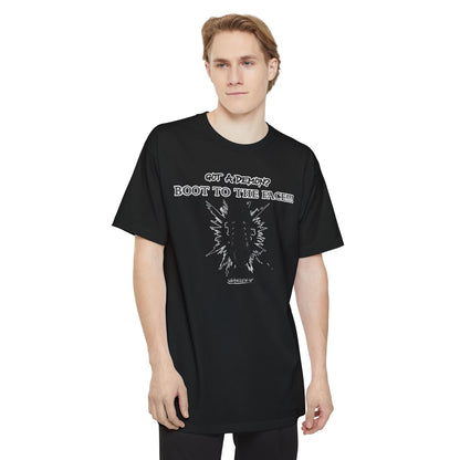 BOOT TO THE FACE!!! Version 2!!! Beefy Graphic T-Shirt, Unisex Tall size Tee