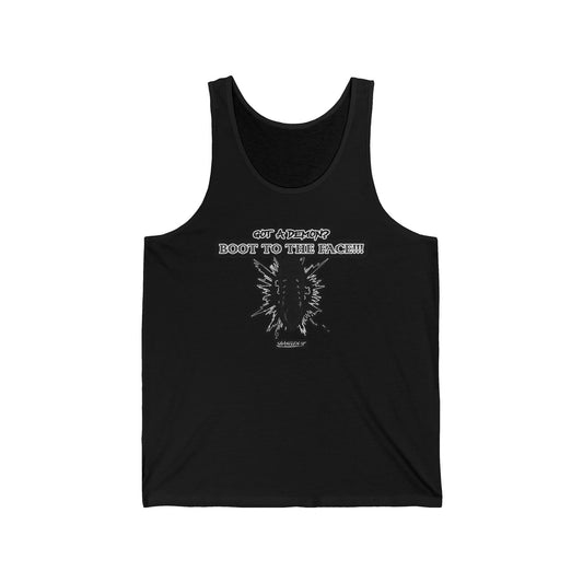Vintage Graphic Unisex Jersey Tank - Version 2!!! Cool Art Tank Top, Summer Essential, Festival Wear, Gift for Him or Her, Casual Party Shirt