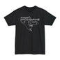 BOOT TO THE FACE!!! Beefy Graphic T-Shirt, Unisex Tall size Tee