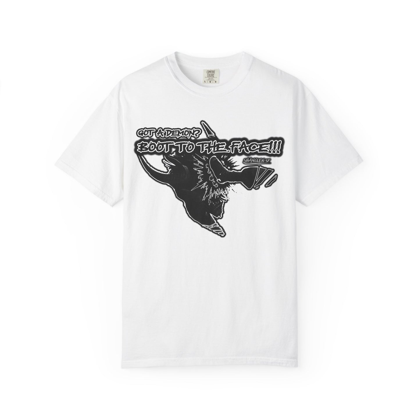 BOOT TO THE FACE!!! Unisex Graphic T-Shirt, Fun Casual Wear, Gift for Friends