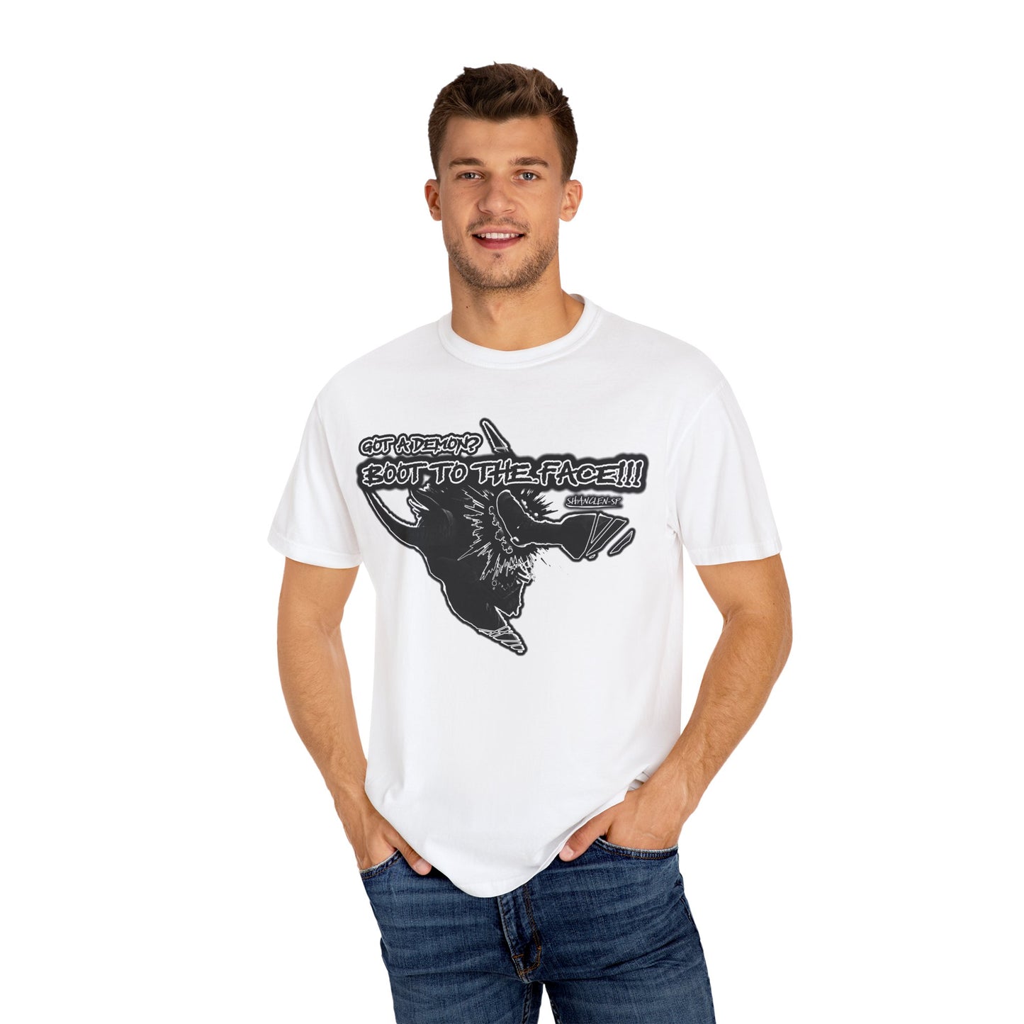 BOOT TO THE FACE!!! Unisex Graphic T-Shirt, Fun Casual Wear, Gift for Friends