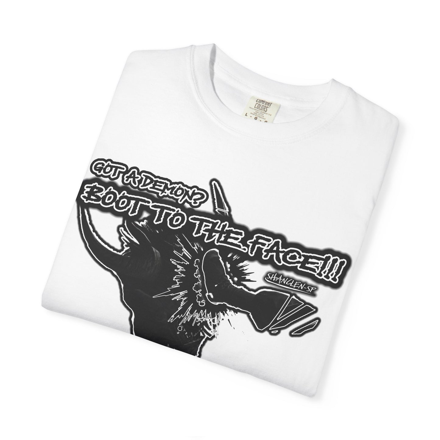 BOOT TO THE FACE!!! Unisex Graphic T-Shirt, Fun Casual Wear, Gift for Friends