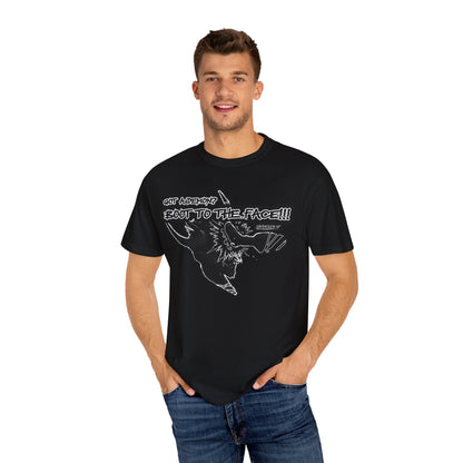 BOOT TO THE FACE!!! Unisex Graphic T-Shirt, Fun Casual Wear, Gift for Friends