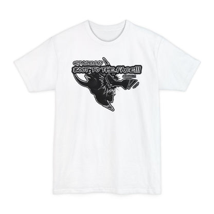BOOT TO THE FACE!!! Beefy Graphic T-Shirt, Unisex Tall size Tee