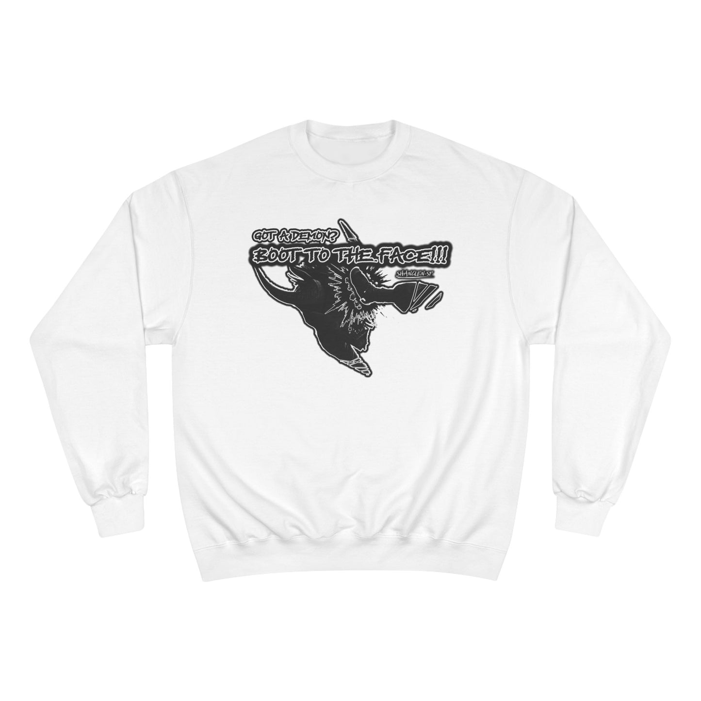 BOOT TO THE FACE!!! Version 2!!! Champion Sweatshirt with Bold Graphic, Cozy Fashion Statement for Everyday Wear, Perfect Gift for Friends, Unisex Style, Casual Outfit [...]