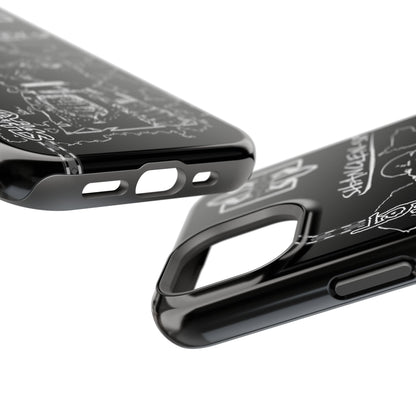 Shadows Protect Magnetic Tough iPhone Case - Unique Design for Clen Warriors