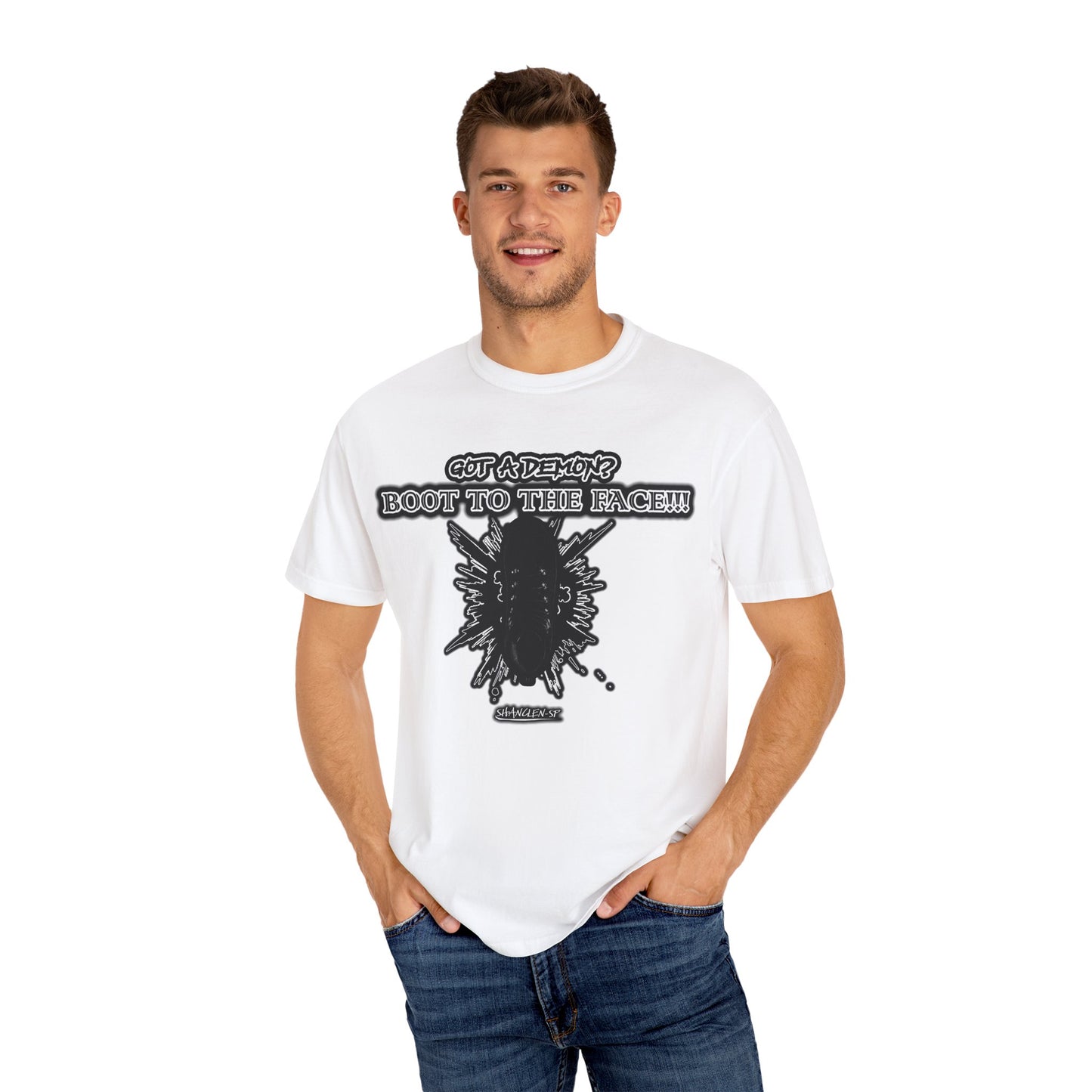 BOOT TO THE FACE!!! Version 2!!! Unisex Graphic T-Shirt, Fun Casual Wear, Gift for Friends