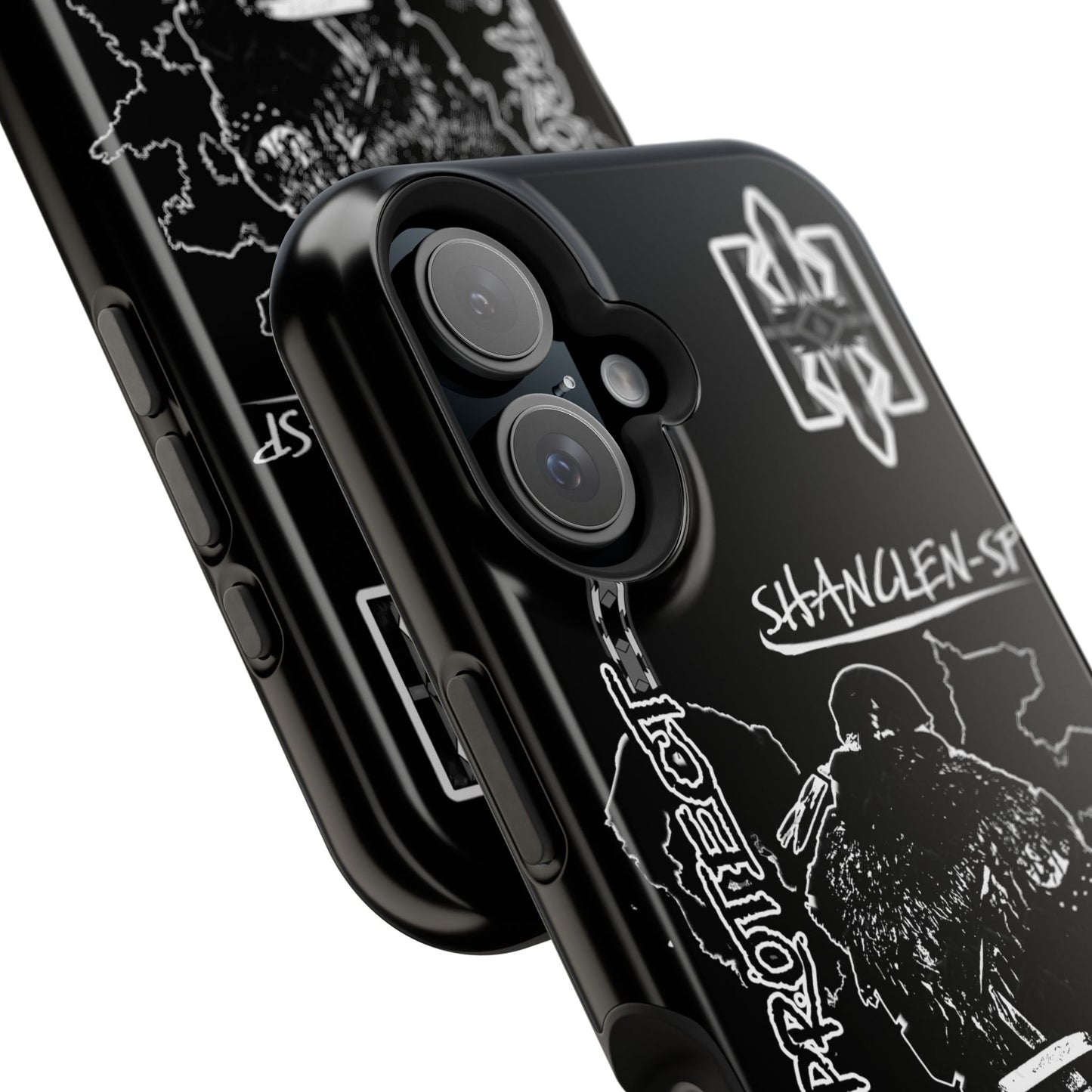 Shadows Protect Magnetic Tough iPhone Case - Unique Design for Clen Warriors