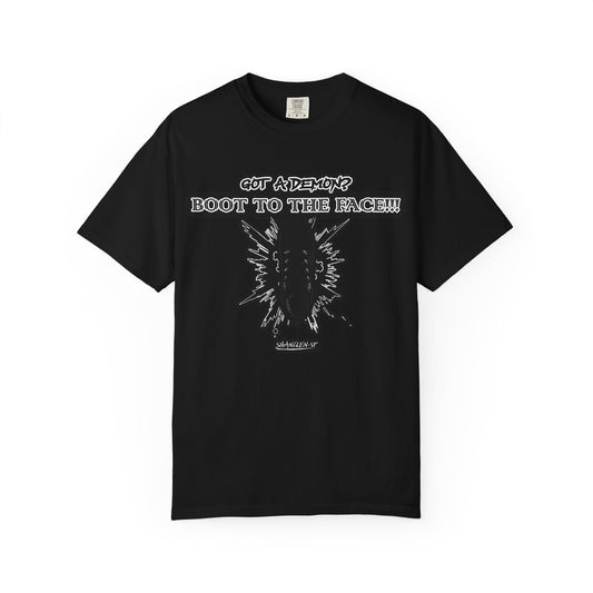 BOOT TO THE FACE!!! Version 2!!! Unisex Graphic T-Shirt, Fun Casual Wear, Gift for Friends