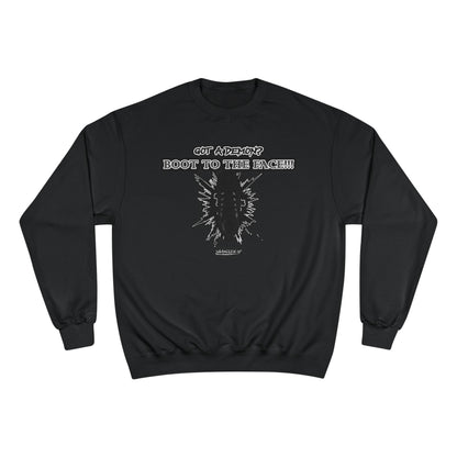 BOOT TO THE FACE!!! Champion Sweatshirt with Bold Graphic, Cozy Fashion Statement for Everyday Wear, Perfect Gift for Friends, Unisex Style, Casual Outfit [...]